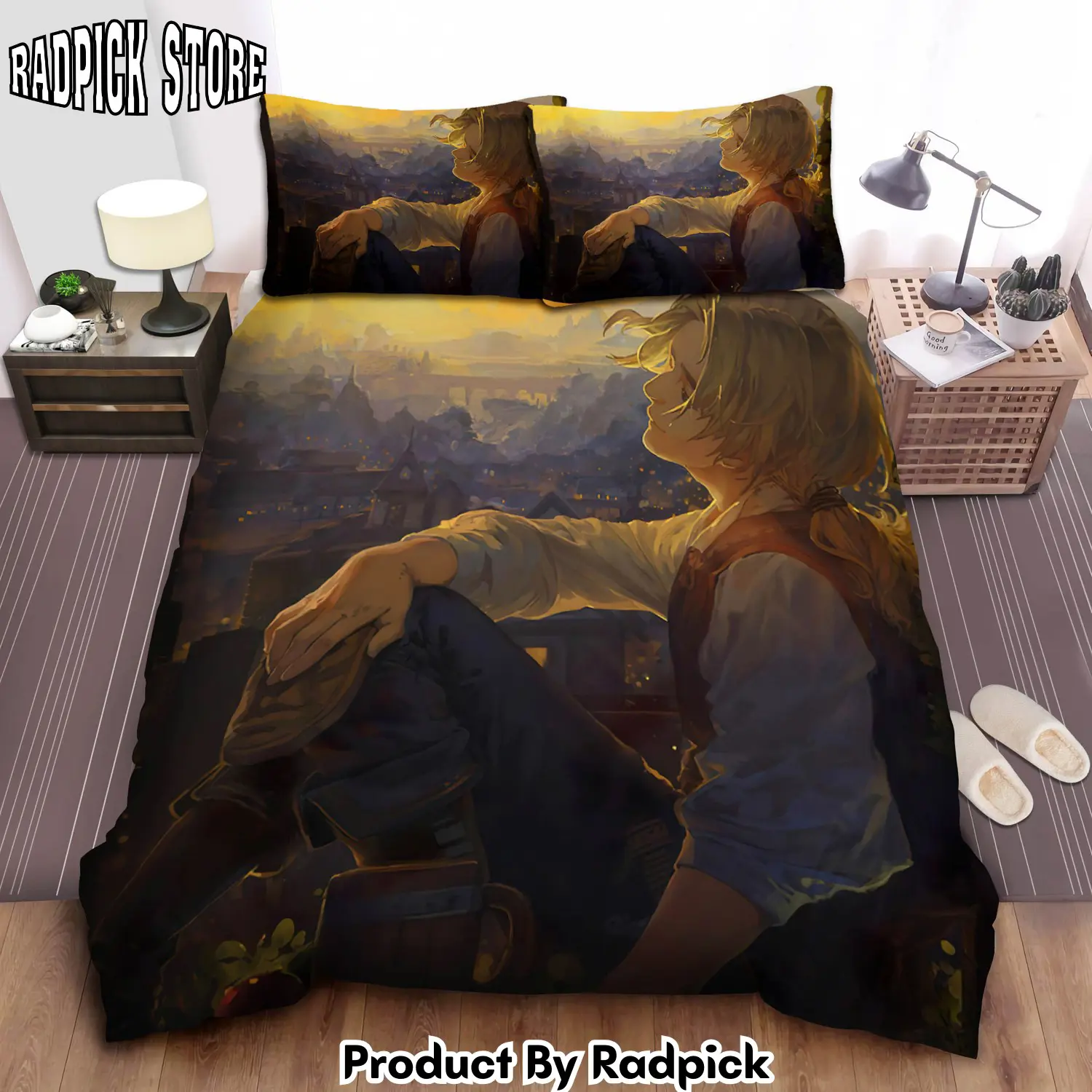 Radpick berserk judeau at sunset artwork bed sheets spread comforter duvet cover bedding sets rp3278394